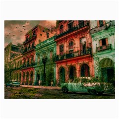 Havana Cuba Architecture Capital Large Glasses Cloth (2-side) by Nexatart