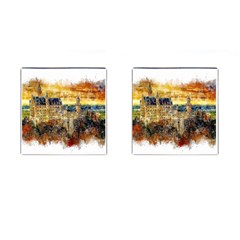 Architecture Castle Fairy Castle Cufflinks (square) by Nexatart