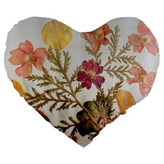 Holy Land Flowers 10 Large 19  Premium Heart Shape Cushions by DeneWestUK