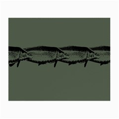 Carp Fish Small Glasses Cloth by kunstklamotte023