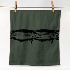 Carp Fish Face Towel by kunstklamotte023