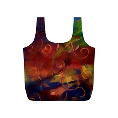 Abstract Fall Swirls Full Print Recycle Bag (s) by bloomingvinedesign