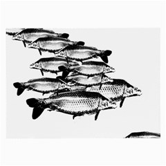 Carp Fish Large Glasses Cloth (2-side) by kunstklamotte023