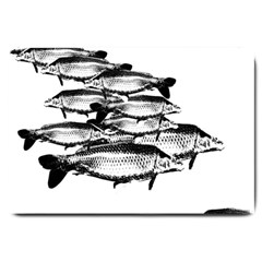 Carp Fish Large Doormat  by kunstklamotte023