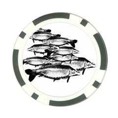 Carp Fish Poker Chip Card Guard by kunstklamotte023
