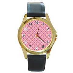 Digital Art Art Artwork Abstract Round Gold Metal Watch by Sapixe