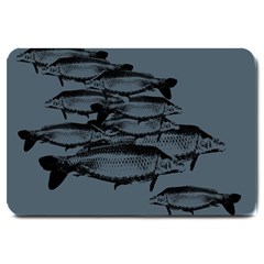 Carp Fish Large Doormat  by kunstklamotte023