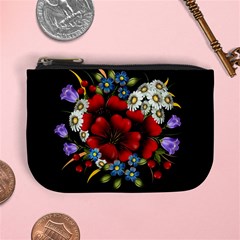 Flower Decoration Bouquet Of Flowers Mini Coin Purse by Sapixe