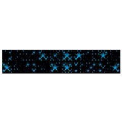 Stars Pattern Seamless Design Small Flano Scarf by Sapixe