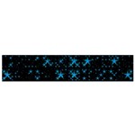 Stars Pattern Seamless Design Small Flano Scarf Back