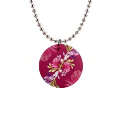Motif Design Textile Design 1  Button Necklace by Sapixe