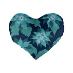 Graphic Design Wallpaper Abstract Standard 16  Premium Flano Heart Shape Cushions Back