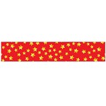 Pattern Stars Multi Color Large Flano Scarf  Back