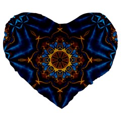 Pattern Abstract Background Art Large 19  Premium Heart Shape Cushions by Sapixe