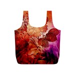 Flower Power, Colorful Floral Design Full Print Recycle Bag (S) Back
