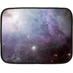 Orion Nebula Pastel Violet Purple Turquoise Blue Star Formation  Double Sided Fleece Blanket (mini)  by genx