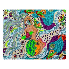 Supersonic Mystic Double Sided Flano Blanket (large)  by chellerayartisans