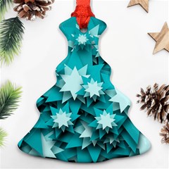 Stars Christmas Ice Decoration Christmas Tree Ornament (two Sides) by Simbadda