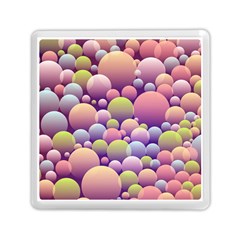 Abstract Background Circle Bubbles Memory Card Reader (square) by Wegoenart