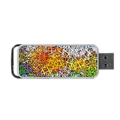 Color Colors Network Networks Portable Usb Flash (two Sides) by Pakrebo