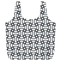 Ellipse Pattern Ellipse Dot Pattern Full Print Recycle Bag (xl) by Pakrebo
