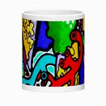 Graffiti abstract with colorful tubes and biology artery theme Morph Mugs Center
