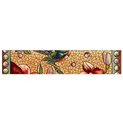 Flower Cubism Mosaic Vintage Small Flano Scarf by Pakrebo