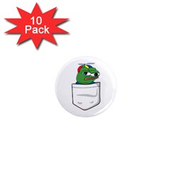 Apu Apustaja Crying Pepe The Frog Pocket Tee Kekistan 1  Mini Magnet (10 Pack)  by snek
