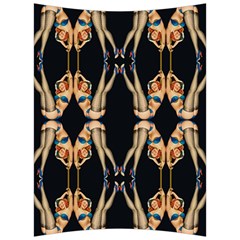 Kaleidoscope Symmetry Pattern Girls Back Support Cushion by Pakrebo
