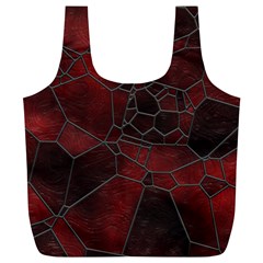 Mosaic Glass Glass Mosaic Colorful Full Print Recycle Bag (xl) by Pakrebo