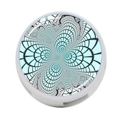 Digital Art Fractal Abstract 4-port Usb Hub (one Side) by Pakrebo
