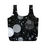 Splatter - Grayscale Full Print Recycle Bag (M) Back