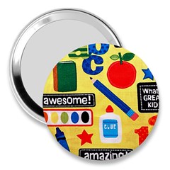 Fabric Cloth Textile Clothing 3  Handbag Mirrors by Pakrebo