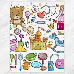 Baby Equipment Child Sketch Hand Canvas 36  X 48  by Pakrebo