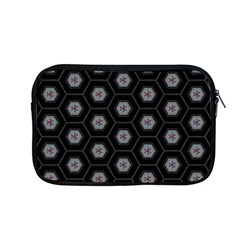 Geometric Pattern - Black Apple Macbook Pro 13  Zipper Case by WensdaiAmbrose
