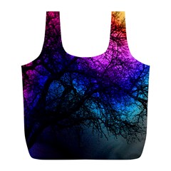 Fall Feels Full Print Recycle Bag (l) by LoolyElzayat