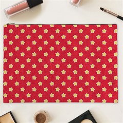 Red Hot Polka Dots Cosmetic Bag (xxl) by WensdaiAmbrose