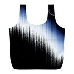 Spectrum And Moon Full Print Recycle Bag (L) Back