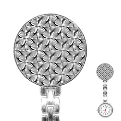 Abstract Seamless Pattern Stainless Steel Nurses Watch by Pakrebo