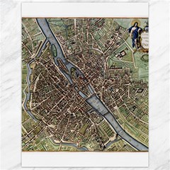 Paris Map City Old Canvas 12  X 16  by Pakrebo