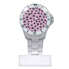 Totoro - Soot Sprites Pattern Plastic Nurses Watch by Valentinaart
