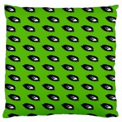 Eyes Green Standard Flano Cushion Case (one Side) by snowwhitegirl