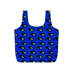 Eyes Blue Full Print Recycle Bag (s) by snowwhitegirl