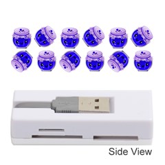 Kawaii Blueberry Jam Jar Pattern Memory Card Reader (stick) by snowwhitegirl
