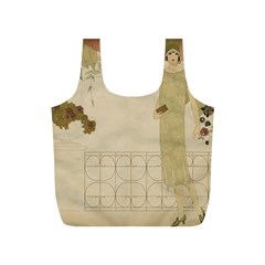 Flapper Lady Vintage Full Print Recycle Bag (s) by snowwhitegirl