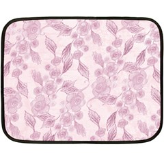 Pink Floral Fleece Blanket (mini) by snowwhitegirl