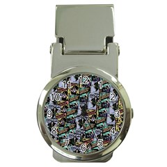 Comic Books Pattern Money Clip Watches by snowwhitegirl
