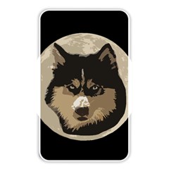 Husky Moon Memory Card Reader (rectangular) by snowwhitegirl