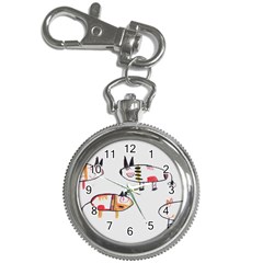 Children Children Drawing Flock Key Chain Watches by Pakrebo