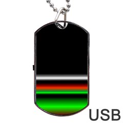 Colorful Neon Background Images Dog Tag Usb Flash (one Side) by Sudhe